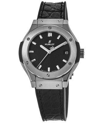 hublot classic fusion black dial